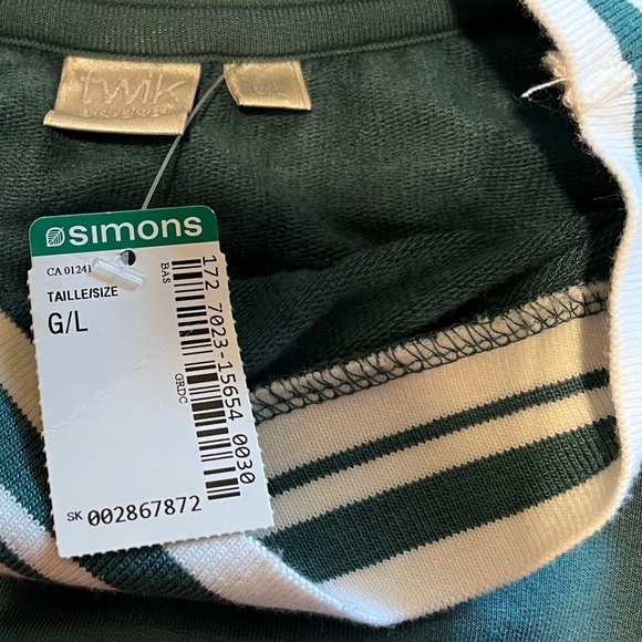 💚 TWIK – Green sporty t-shirt dress – Size L - Picture 2 of 7